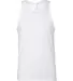 Next Level 3633 Men's Jersey Tank WHITE front view