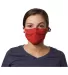 Hanes BMSKA5 X-Temp™ 2-Ply Adjustable Face Mask in Deep red