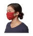 Hanes BMSKA5 X-Temp™ 2-Ply Adjustable Face Mask in Deep red