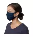 Hanes BMSKA5 X-Temp™ 2-Ply Adjustable Face Mask in Navy side view