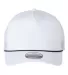 Imperial 5055 The Rabble Rouser Cap in White/ white/ black front view