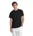 11730 Delta Apparel Adult Short Sleeve 5.2 oz. Tee in Black front view