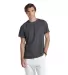 11730 Delta Apparel Adult Short Sleeve 5.2 oz. Tee in Charcoal front view