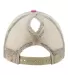 Infinity Hers TESS Women's Washed Mesh Back Cap in Rose/ polka dots back view