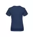 11736 Delta Apparel Youth Pro Weight Short Sleeve  in Athletic navy back view