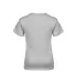 11736 Delta Apparel Youth Pro Weight Short Sleeve  in Silver back view