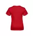 11736 Delta Apparel Youth Pro Weight Short Sleeve  in New red back view