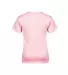 11736 Delta Apparel Youth Pro Weight Short Sleeve  in Soft pink back view