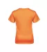 11736 Delta Apparel Youth Pro Weight Short Sleeve  in Tangerine back view
