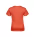 11736 Delta Apparel Youth Pro Weight Short Sleeve  in Deep coral back view