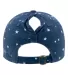 Infinity Hers HATTIE Women's Garment-Washed Fashio in Navy/ white stars back view