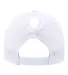 Infinity Hers CHARLIE Women's Modern Trucker Cap in White/ white back view