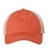 Legacy OFA Old Favorite Trucker Cap in Coral/ khaki front view