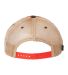 Legacy OFA Old Favorite Trucker Cap in Scarlet red/ black/ khaki back view