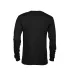 61748 Delta Apparel Adult Long Sleeve 5.2 oz. Tee in Black back view