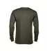 61748 Delta Apparel Adult Long Sleeve 5.2 oz. Tee in Moss back view