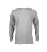 61748 Delta Apparel Adult Long Sleeve 5.2 oz. Tee in Athletic heather front view