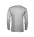 61748 Delta Apparel Adult Long Sleeve 5.2 oz. Tee in Athletic heather back view