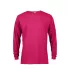 61748 Delta Apparel Adult Long Sleeve 5.2 oz. Tee in Helicona front view