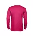 61748 Delta Apparel Adult Long Sleeve 5.2 oz. Tee in Helicona back view