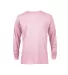 61748 Delta Apparel Adult Long Sleeve 5.2 oz. Tee in Soft pink front view