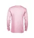 61748 Delta Apparel Adult Long Sleeve 5.2 oz. Tee in Soft pink back view