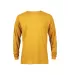 61748 Delta Apparel Adult Long Sleeve 5.2 oz. Tee in Gold front view