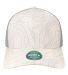 Legacy REMPA Reclaim Mid-Pro Adjustable Cap in White grey topo front view