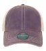 Legacy OFAY Youth Old Favorite Trucker Cap in Purple/ khaki front view