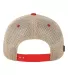 Legacy OFAY Youth Old Favorite Trucker Cap in Scarlet red/ khaki back view