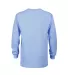 Delta Apparel 61070  Youth Long Sleeve 5.2 oz. Tee in Sky blue back view