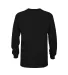 Delta Apparel 61070  Youth Long Sleeve 5.2 oz. Tee in Black back view