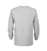 Delta Apparel 61070  Youth Long Sleeve 5.2 oz. Tee in Athletic heather back view