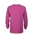 Delta Apparel 61070  Youth Long Sleeve 5.2 oz. Tee in Helicona back view