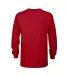 Delta Apparel 61070  Youth Long Sleeve 5.2 oz. Tee in New red back view