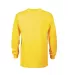 Delta Apparel 61070  Youth Long Sleeve 5.2 oz. Tee in Sunflower back view