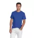 65000 Delta Apparel Adult Short Sleeve 6.0 oz. Tee in Royal front view