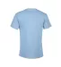 65000 Delta Apparel Adult Short Sleeve 6.0 oz. Tee in Sky blue back view
