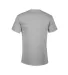 65000 Delta Apparel Adult Short Sleeve 6.0 oz. Tee in Silver back view