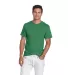 65000 Delta Apparel Adult Short Sleeve 6.0 oz. Tee in Kelly front view