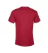 65000 Delta Apparel Adult Short Sleeve 6.0 oz. Tee in New red back view