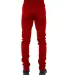 Shaka Wear SHTP Men's Track Pants in Red/ white back view