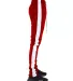 Shaka Wear SHTP Men's Track Pants in Red/ white side view