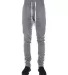 Shaka Wear SHTP Men's Track Pants in Grey/ white front view