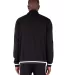 Shaka Wear SHTJ Men's Track Jacket in Black/ white back view