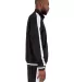Shaka Wear SHTJ Men's Track Jacket in Black/ white side view