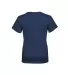 Delta Apparel 65900 Youth Short Sleeve 5.5 oz. Tee in True navy back view