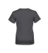 Delta Apparel 65900 Youth Short Sleeve 5.5 oz. Tee in Charcoal back view