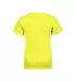 Delta Apparel 65900 Youth Short Sleeve 5.5 oz. Tee in Safety green back view