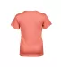 Delta Apparel 65900 Youth Short Sleeve 5.5 oz. Tee in Coral heather back view